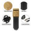 BM800+V8 Sound Card Set: Studio Condenser Mic for Singing - 4