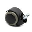 2" Gray Plunger Swivel Casters 11x22mm Chair Replacement Wheels - 1