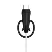 Black USB Type-C Charger Wire Protector for iPhone - Single Head - 1