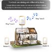 CACAZI C20 Wireless Elderly Emergency Pager, EU Plug (Gold) - 4