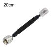 20cm UHF 50 Ohm RF Coaxial Cable, Male to Female Extension Cord - 1