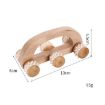 Wooden Manual Arch Bridge 6-Wheel Massager for Muscle Care - 3