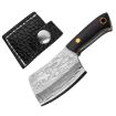 Portable Mini Knife Keychain with Holster, Black Handle Design - 1