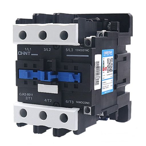 CHNT CJX2-8011 80A 220V Single-Phase AC Contactor - 1