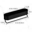 Matte 40cm No-Punch Bathroom Toilet Shelf Storage Rack - 2