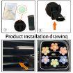 Blue Candy-Colored Flower Car Vent Aromatherapy Clip - 5