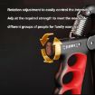 Adjustable Hand Grip 5-100kg with Mechanical Counter, Orange - 5