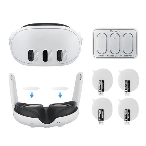 Meta Quest 3 VR Lens Protective Films - Tempered Glass Set - 1