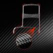Mercedes-Benz G-Class W463 Red Cigarette Lighter Sticker - 4