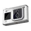 4K HD Dual Lens Camera 50MP Dual Screen Selfie Camera (White) - 1