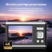 4K HD Dual Lens Camera 50MP Dual Screen Selfie Camera (White) - 3