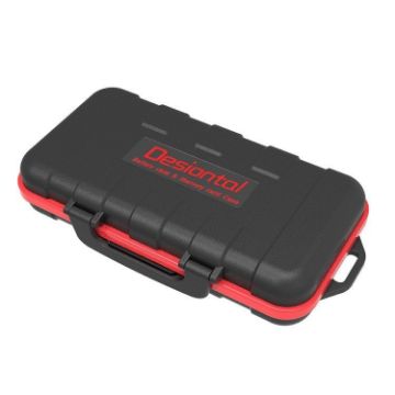 Desiontal LP-E6 Waterproof SD Card & Camera Battery Holder (Black) - 1