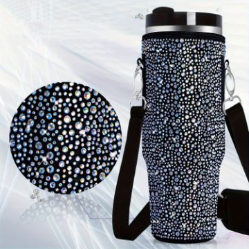 Neoprene Insulated Cover for Stanley 40oz Cup - Black - 1