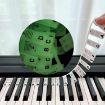 Luminous Silicone Removable Piano Notes Guide Keyboard, 61 Keys - 1