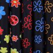 Five Star Flower Orange Car Steering Wheel Cover, No Elastic Band - 2
