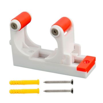 DEEMOUNT RCK-051 Bike Wall Hook Parking Buckle (White Red) - 1