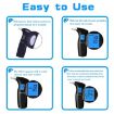 LCD Detector Breath Alcohol Tester with 4 Mouthpieces Box - 5