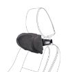 Black Vehicle Passenger Headrest Neck Protection Sleeping Pillow - 1