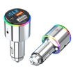 Silver Car Bluetooth MP3 Player with Voltage Detection & Charger - 2