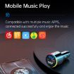 Silver Car Bluetooth MP3 Player with Voltage Detection & Charger - 6