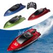 Blue 2.4G Mini Remote Control Boat for Kids' Summer Water Play - 2