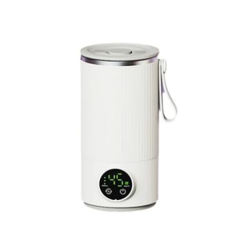 Wireless Heating Mixing Cup for Coffee, Cereal, Medicine (White) - 1