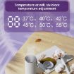 Wireless Heating Mixing Cup for Coffee, Cereal, Medicine (White) - 3
