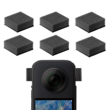 Insta360 X4/X3 Noise Canceling Windproof Cotton Accessories, 6pcs/Pack - 1