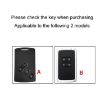 Renault Car Key Cover Keychain with Anti-Lost Number Plate (B) - 3