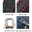 Renault Car Key Cover Keychain with Anti-Lost Number Plate (B) - 4
