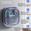 HOSK XT-01 White Pet Air Purifier UV Ozone Deodorant, Charging Size - 4