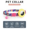 AirTag Pet Collar Holder Case with Bell, Safety Buckle, Orange Storm - 3