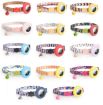 AirTag Pet Collar Holder, Blue Gradient Print, Bell & Safety Buckle - 2