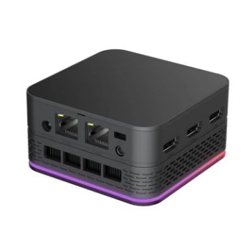T9 Plus N100 DDR5 8G+128G Mini PC, UK Plug, Dual LAN, 3 HDMI 4K HD - 1