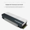 COOLMOON CM-M2A M.2 2280 SSD Cooler 5V ARGB Heatsink (White) - 5