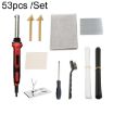 53pcs Plastic Repair Tool Car Bumper Kit, US Plug - 1