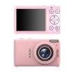 2.8" Display 64MP 4K HD Digital Camera with 18x Zoom (Pink) - 2