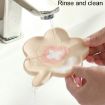 Green Silicone Soap Dispenser with Non-Slip Drainage Holder - 4