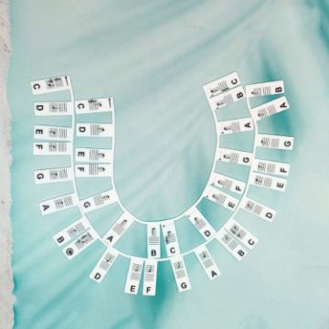 Removable Silicone Piano Notes Guide for 61-Key Keyboard - 1