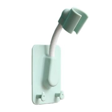 Green Adjustable Multifunctional Universal Shower Rack Shelf - 1