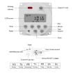 SINOTIMER CN101S-4 12V Digital Timer, 7-Day Programmable Switch - 5