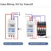 SINOTIMER TM919A-3 24V 16A Digital Timer Switch Weekly Programmable - 5