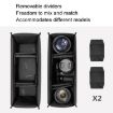 Cwatcun D115 Black Small Waterproof Leather DSLR Camera Bag - 5