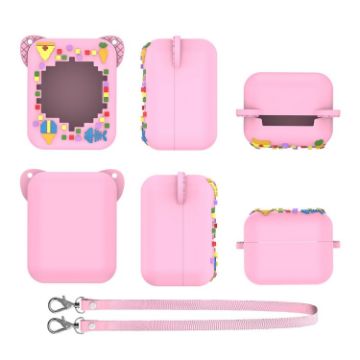 Bitzee Electronic Pet Machine Pink Silicone Protective Case - 1