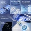 Turbo Handheld Cooling Fan, 100-Speed, 4000mAh Battery (White) - 3