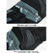 SULAITE Touch Screen Breathable Mesh Cycling Gloves, Size L (Black) - 3
