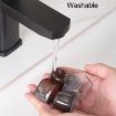 Thick Table & Chair Leg Covers, Non-Slip Medium Square Transparent 4pcs - 5