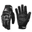 GHOST RACING XL Black Motorcycle Gloves, Touch Screen, Anti-fall - 1