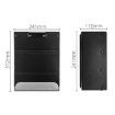 Nurse Clipboard Black Triple Folding Pocket Size Letter Size - 3