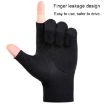 Men's Navy Full Finger Anti-UV Ice Silk Cycling Gloves - 5